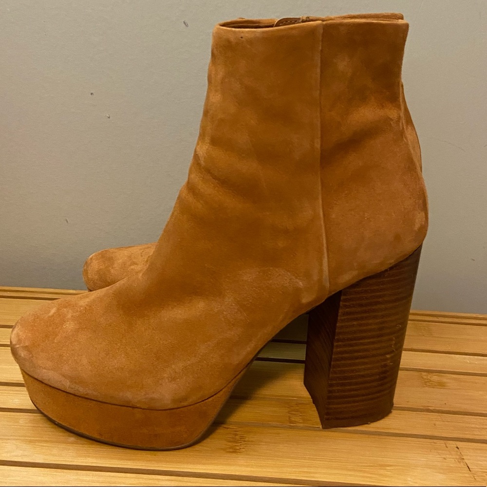 Chunky sude Boot